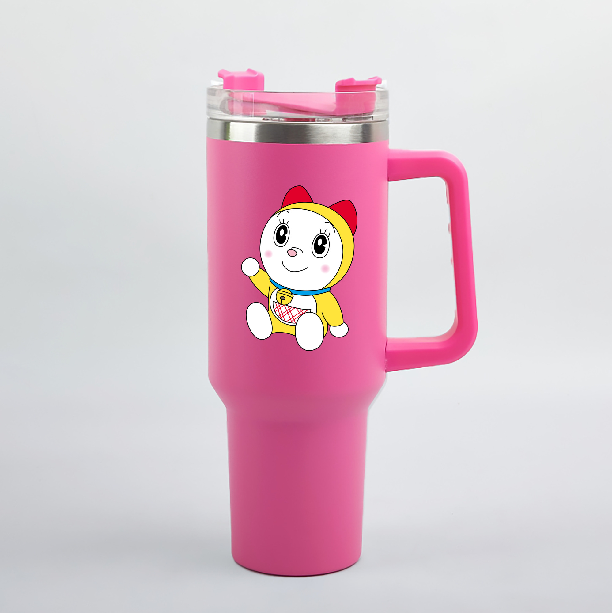 （画像用） ドラえもん ドラミ Doraemon Dorami 1200mL車用タンブラー（カラープリント）